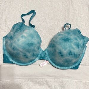 Victoria's Secret Blue Tie-Dye Bra